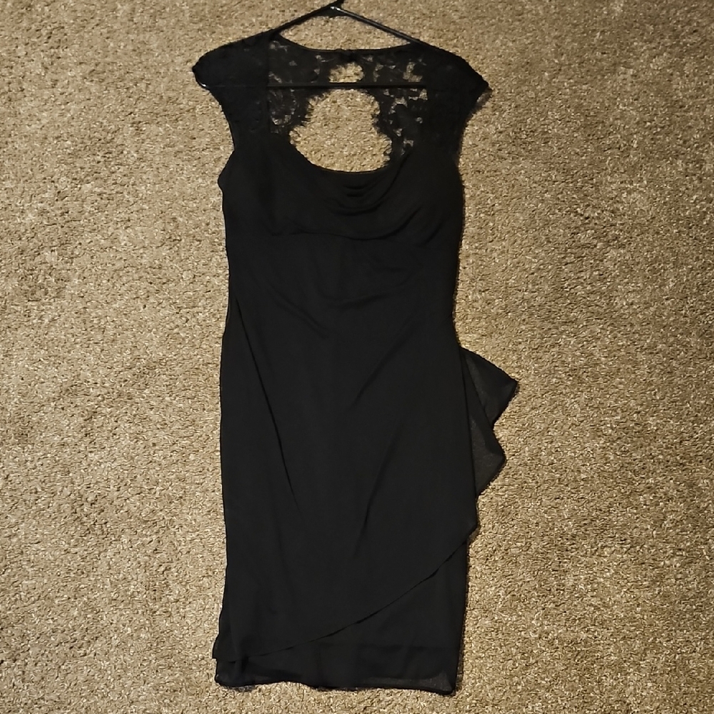 Elegant Black Lace Dress